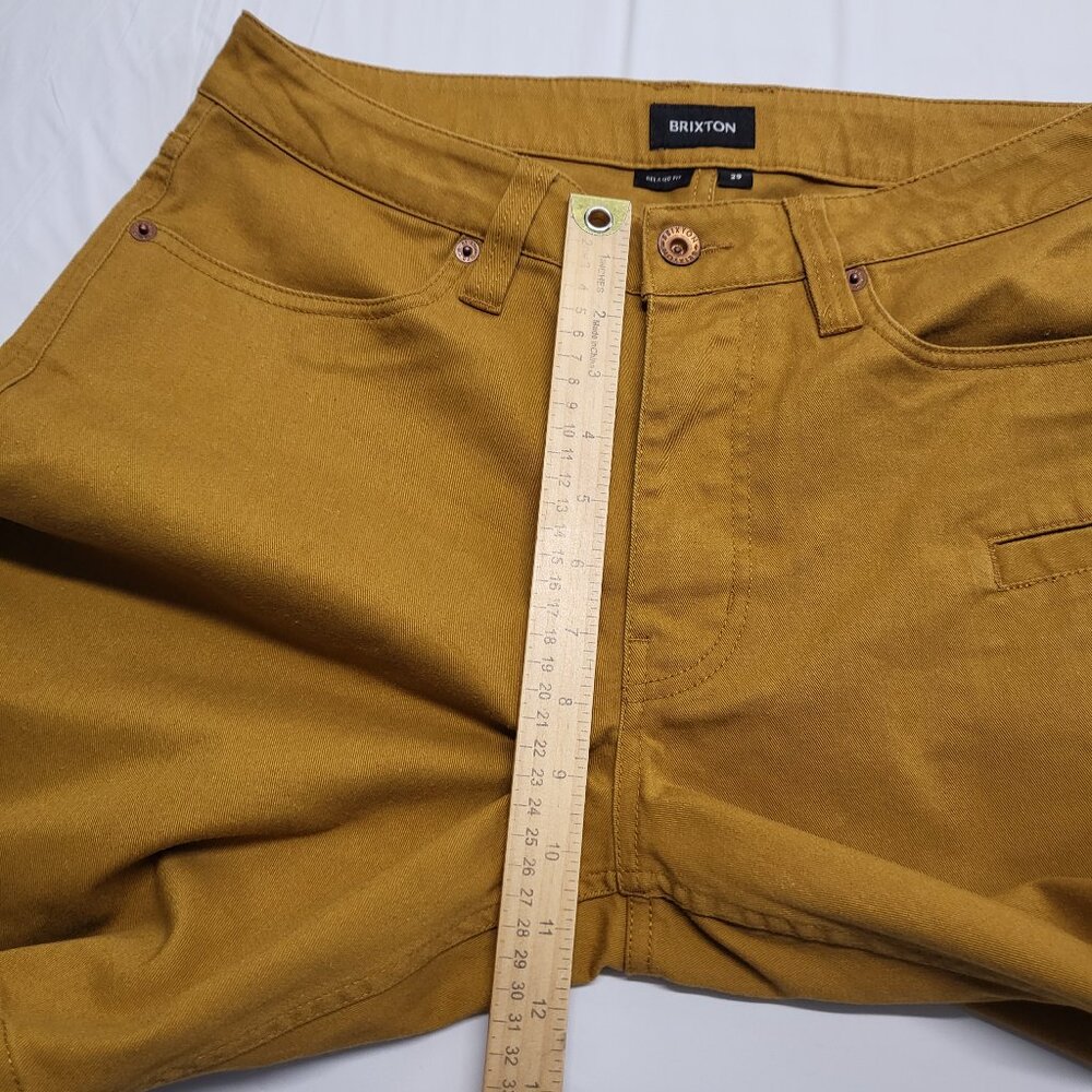 Brixton Mens Carpenter Shorts Size 29 (31" Waist ) Relaxed Chino Utility Stretch - Picture 12 of 14